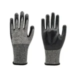 13-Gauge HPPE Glass Fiber Cut Level 5 Nitrile Coated Work Gloves