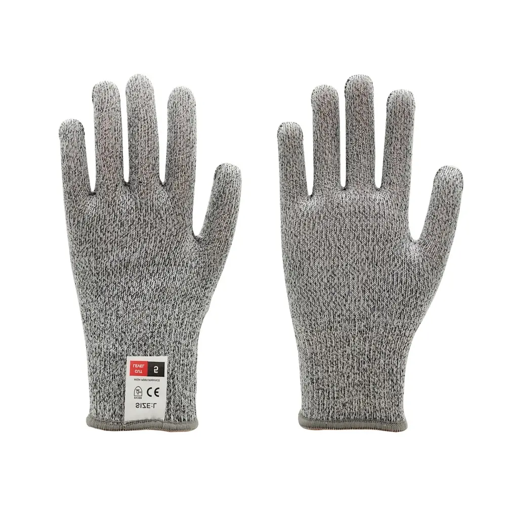 13-Gauge HPPE Level 5 Cut Level C Cut Resistant Gloves (1)