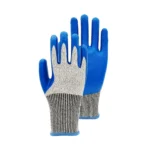 13-Gauge HPPE Textured Latex Palm Coating Level 5 Cut Resistant Gloves - Image 3