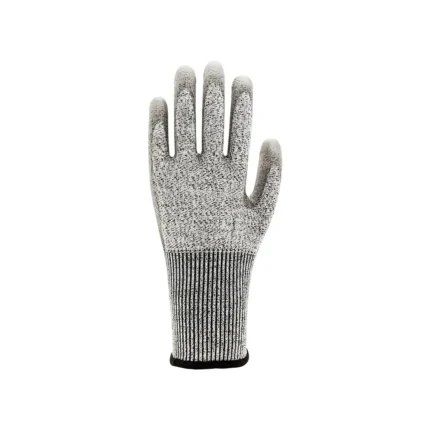 N388 Cut Level F Steel & Glass Fiber PU Coated Work Gloves